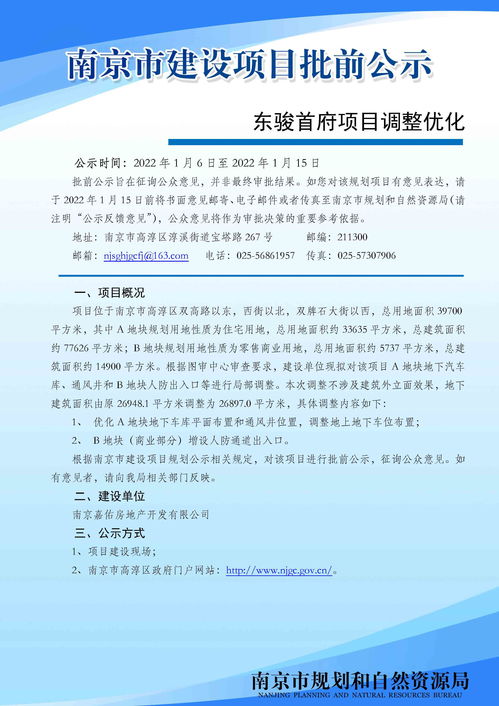 东骏首府项目调整优化